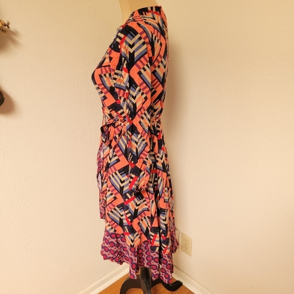 Anthropologie Porridge Wrap Dress - Picture 4 of 7